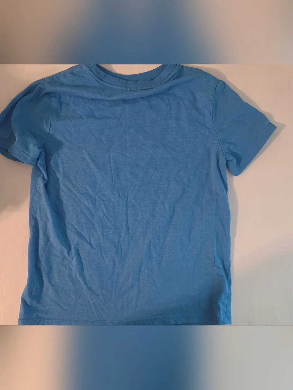 Cat & Jack Blue Tee with Orange Basketball Graphic
